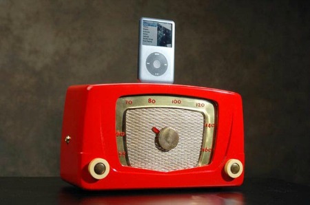 reciclagem de rádio antigo