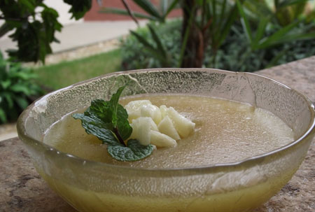 Gelatina de suco de casca de abacaxi